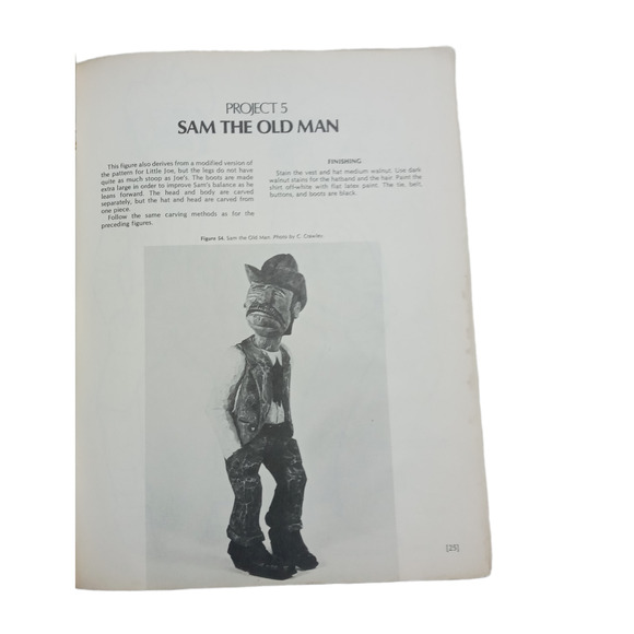 Carving Country Characters Step by Step Instructions Craft Book for 18 Projects - Picture 8 of 11